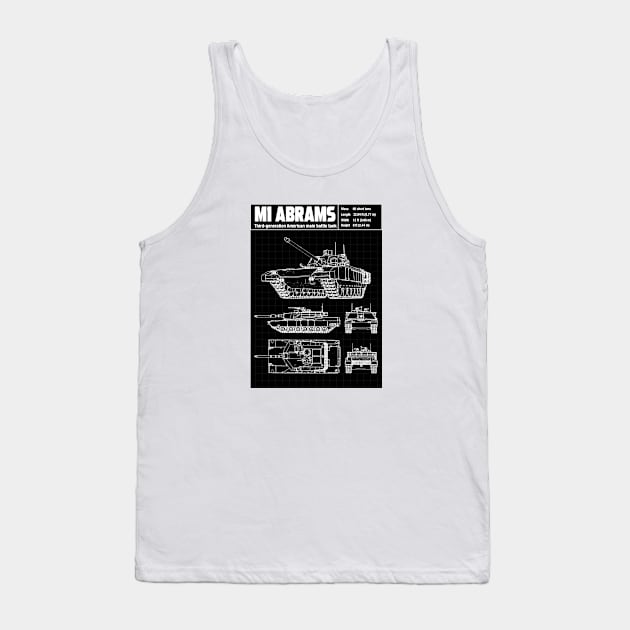 M1 ABRAMS Tank Top by theanomalius_merch